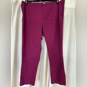 J. JILL VERSATILE COTTON-STRETCH SLIM-LEG PANTS